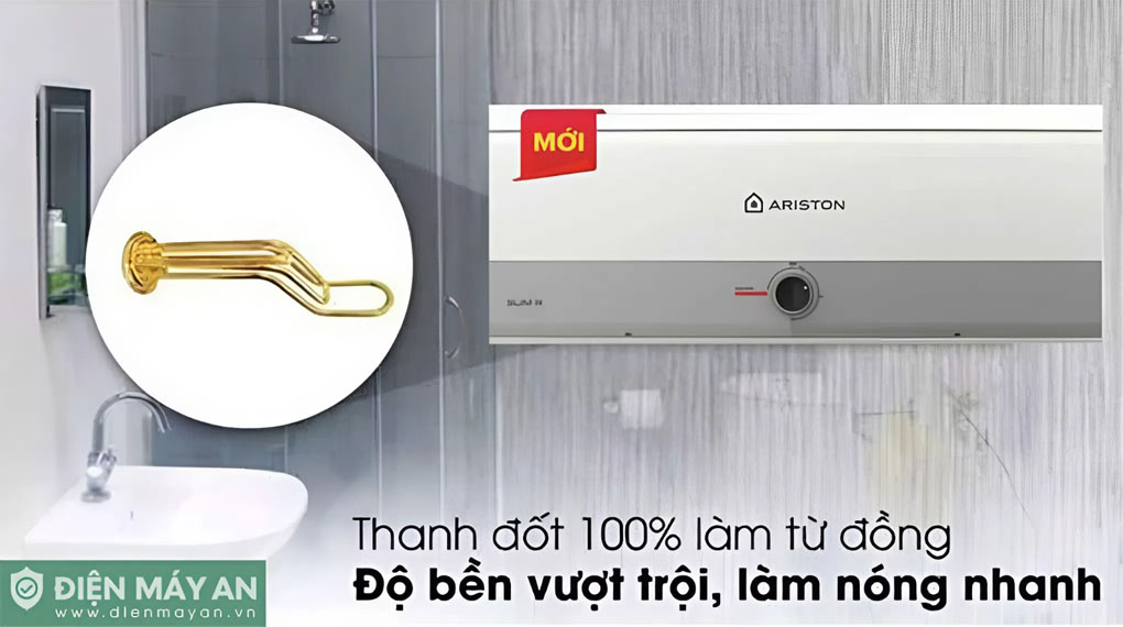Bình nóng lạnh Ariston 30 lít SLIM3 30R AG+ VN